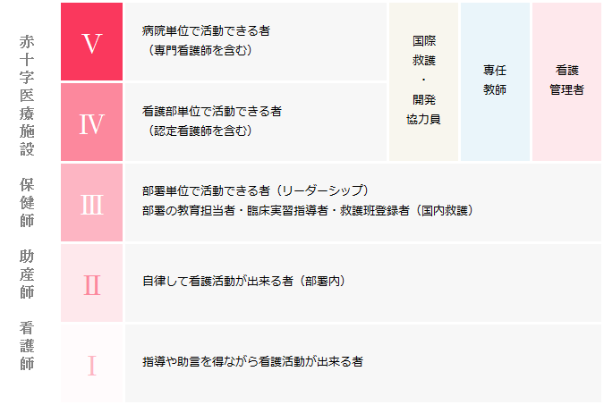 看護職のキャリア開発の構想のイメージ図